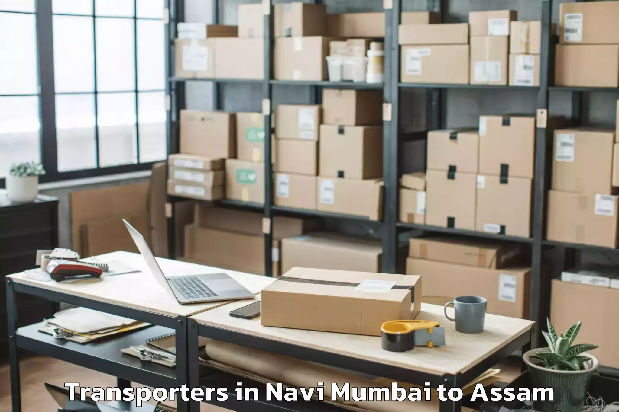 Book Navi Mumbai to Baganpara Transporters